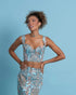 Iraida Ethereal - Capri Jeans Top & Skirt Set